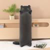 Cuscino Corpo a Forma di Gatto in Peluche Corto Per Dormitori Laterali Con Supporto per le Gambe