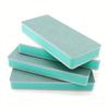 10pcs Reusable Handheld Styles Green-White Double-Sided Nail Buffers Block Polishing Pedicure Soft Sponge Nails File Tool