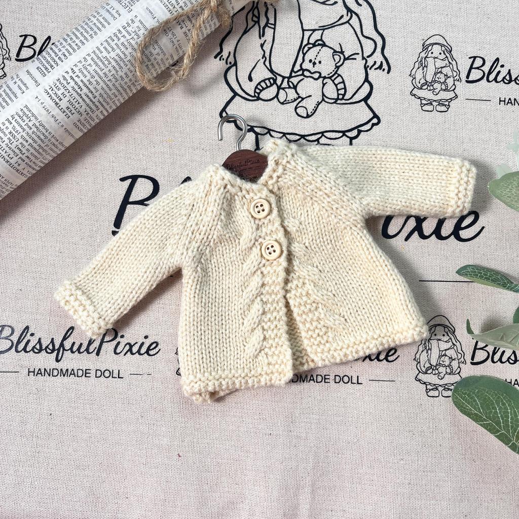 BlissfulPixie Handmade Waldorf Doll Clothes 30cm Clothes Set Lovely Box Girls Christmas Birthday Gift Abigail Clothes Accessories -