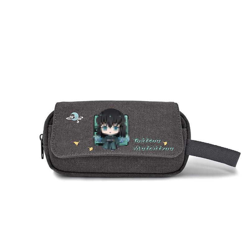 Anime Demon Slayer Čepel Pouzdra na tužky Studentské školní potřeby Držák na tužky Kreslená peněženka Dárek Kosmetická taštička