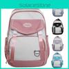 Oxford Backpack Fabric 16in Laptop Breathable Design For High Commute School