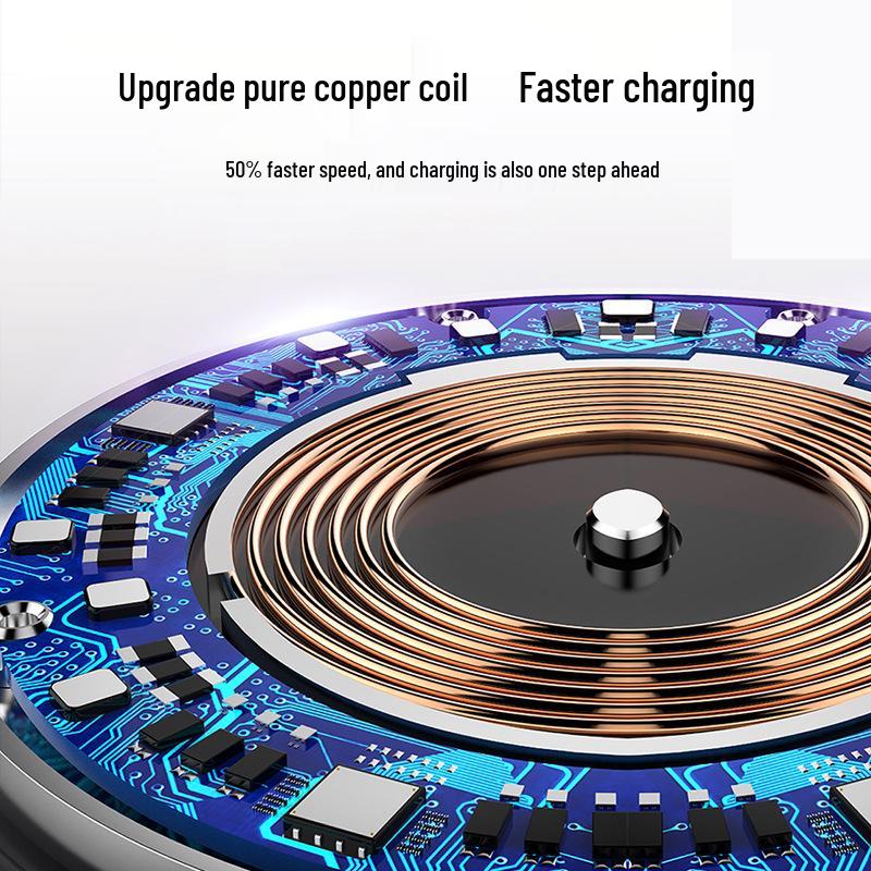 MagSafe Magnetic Wireless Charger with Breathing Light for iPhone 12 Pro and Apple 16