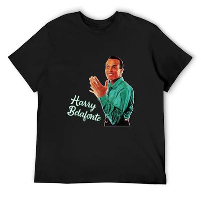 Harry Belafonte T-Shirt Anime Tshirt Vintage Graphic Tee Mens Graphic T-shirts Funny