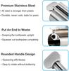 1Pcs Toothpaste Squeezer Stainless Steel Tube Squeezer Rollers Toothpaste Tube Wringer Seat Holder Stand Bathroom Safety Aids