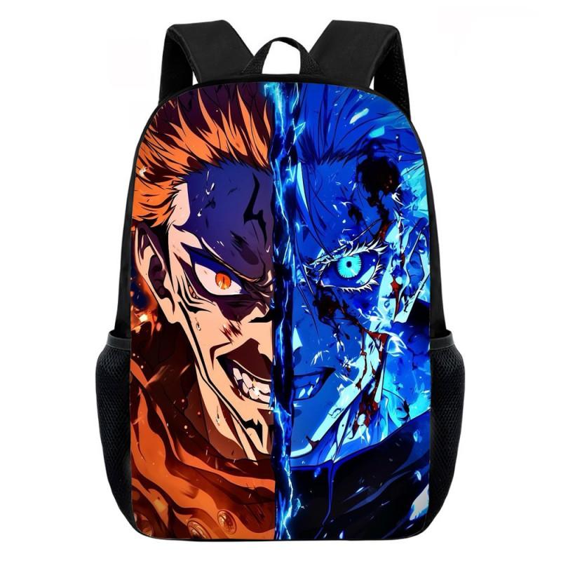 Zaino Scolastico per Bambini Studenti Elementari Design Anime Cartoni Animati Grande Capacità Ergonomico Protezione Schiena Tessuto Oxford
