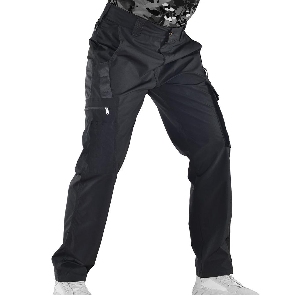 Multi-Pocket Men's Tactical Casual Pants Joggers Cargo Pants Outdoor Hiking Trousers Wear-Resistant Training Overalls Streetwear
