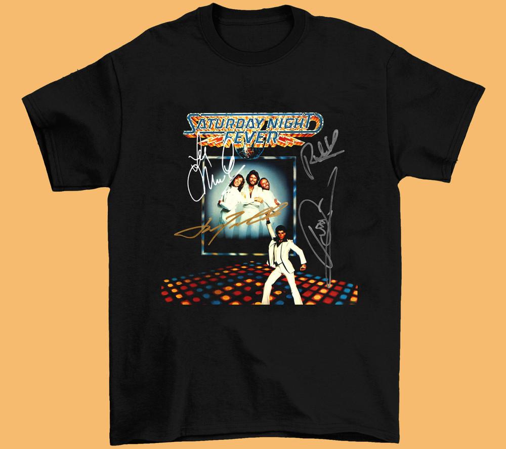 New Bee Gees Saturday Night Fever Black Unisex Unisex Size S-4XL Shirt Unisex T-Shirt L