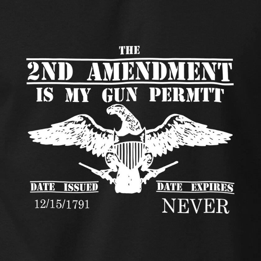 2ND AMENDMENT Gun Permit T-Shirt Pro Firearms Rifles USA NRA on S-6XL Tee L