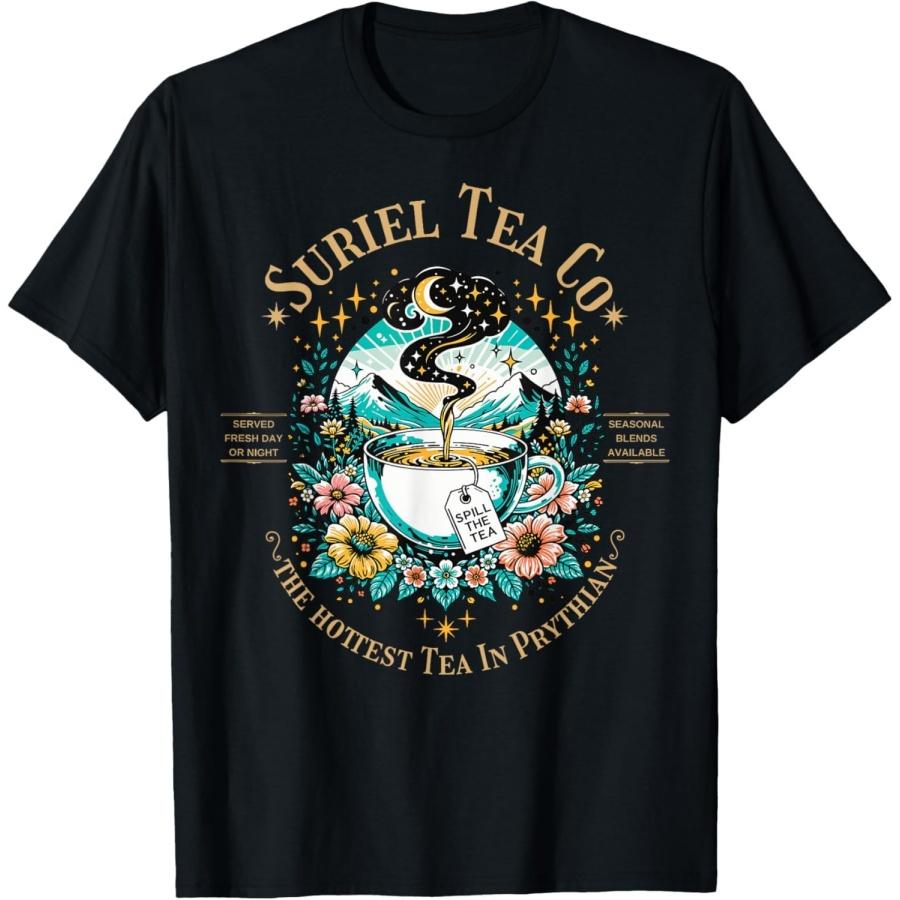 

Wttyolo Suriel Tea Co City of Starlight Night Court Bookish Sjm Book T-Shirt XXXXXL чорний