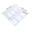 Watercolor Palette Folding Paint Tray Plastic Painting Pallet With 33 Compartmen