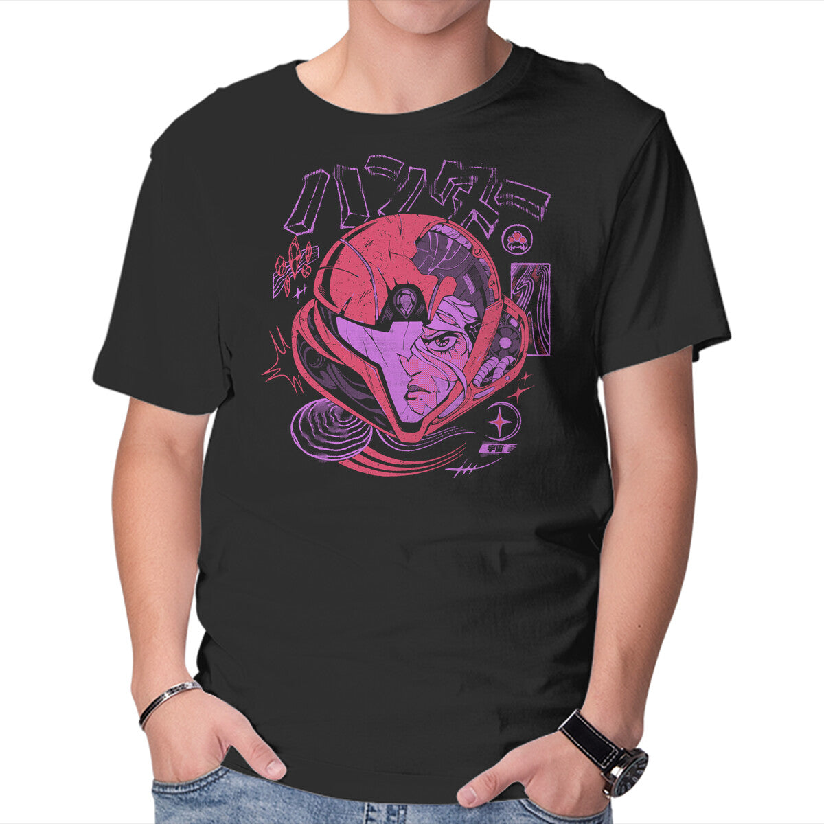 Unisex Crew Neck T-Shirt Hunter s Mind Graphic Short Sleeve Casual Tee XS