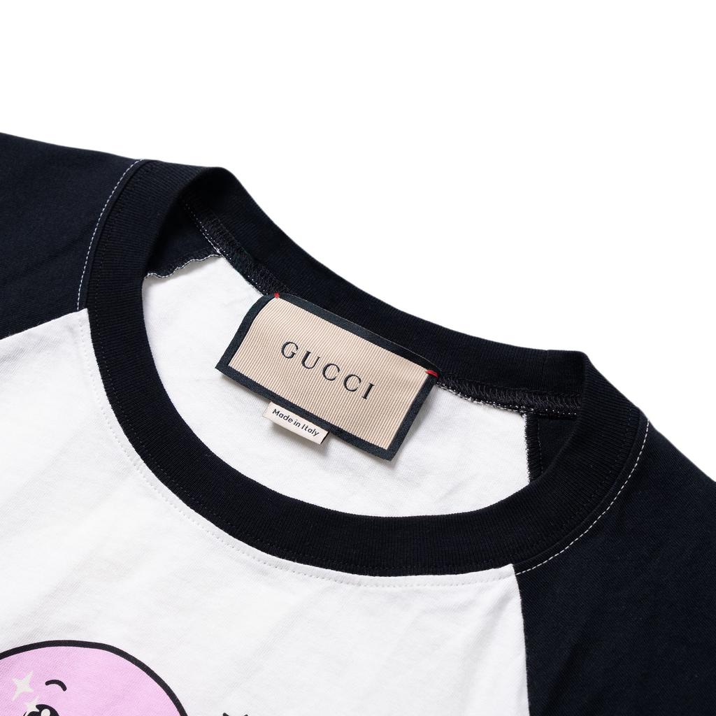 GUCCI T Shirts Women's Ecru Crew Neck Moderate 768183-XJF71-9281