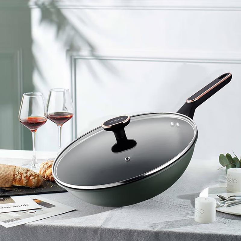 Deshila Langyi 30cm Cast Iron Non-stick Wok