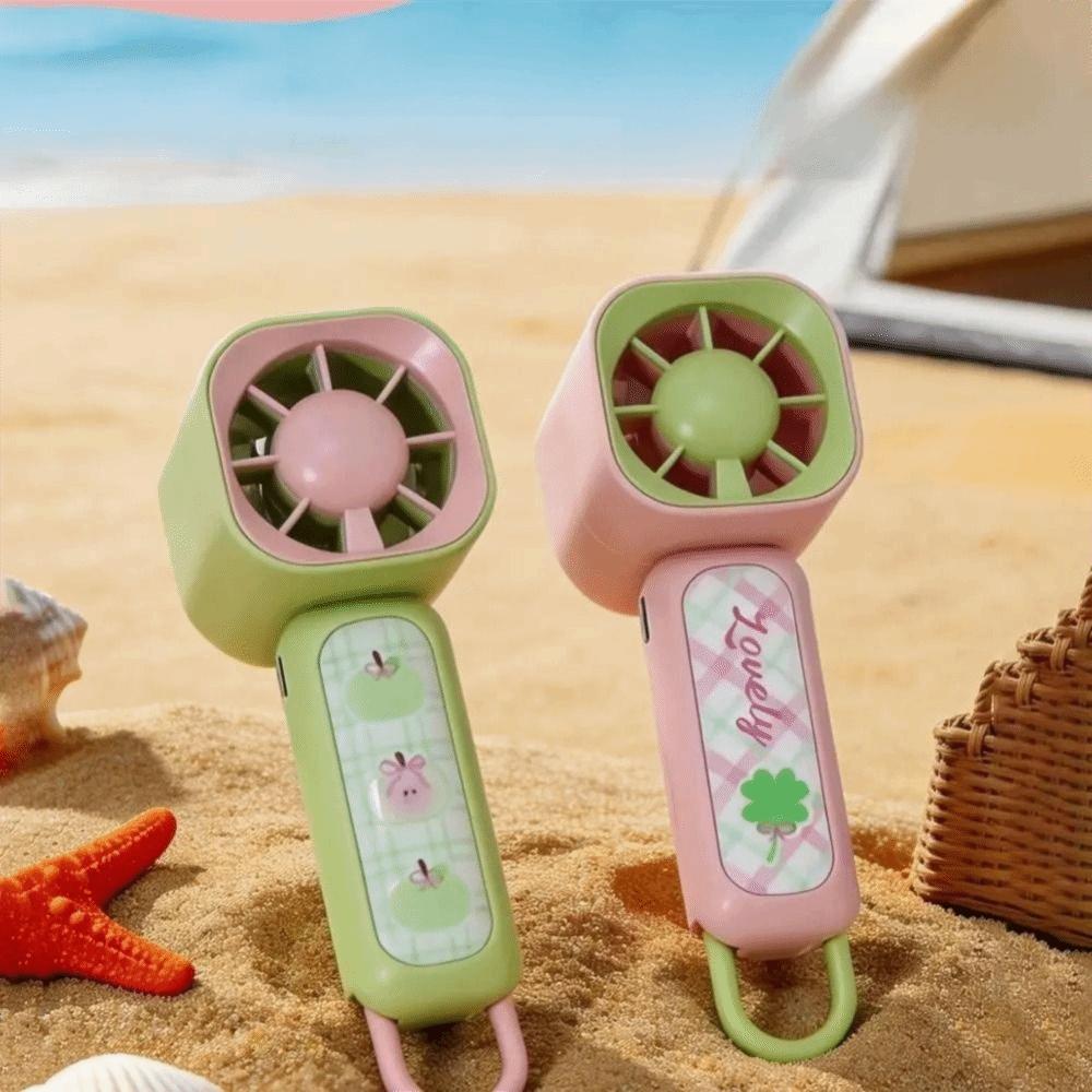 Strong Airflow High Speed Fan Quiet Operation Portable Fan Portable Handheld Mini Fan Student Use