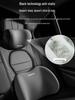Car Lumbar and Neck Support Pillow - Memory Foam Cushion for All Seasons