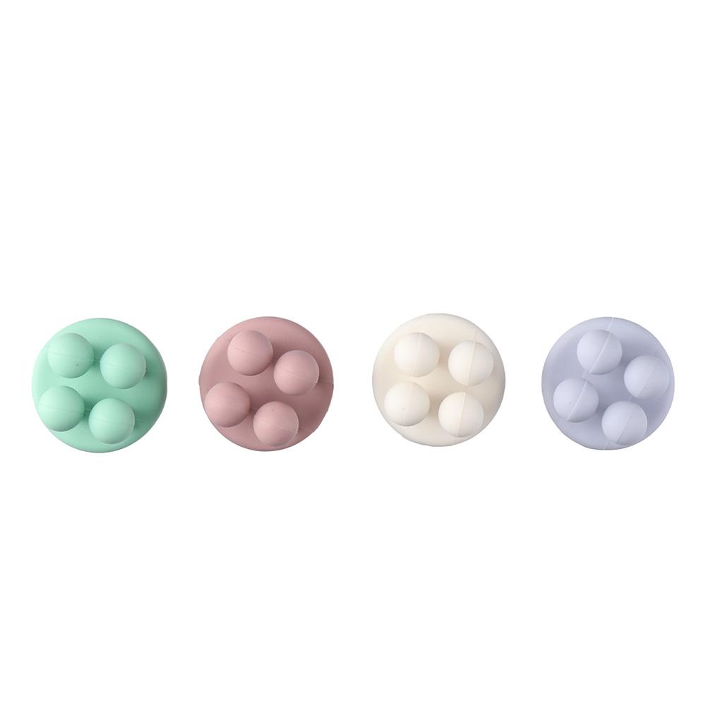 

Adhesive Beige Green Pink Blue Shower Hooks Cord Organizer Razor Holder Silicone Toothbrush Holders