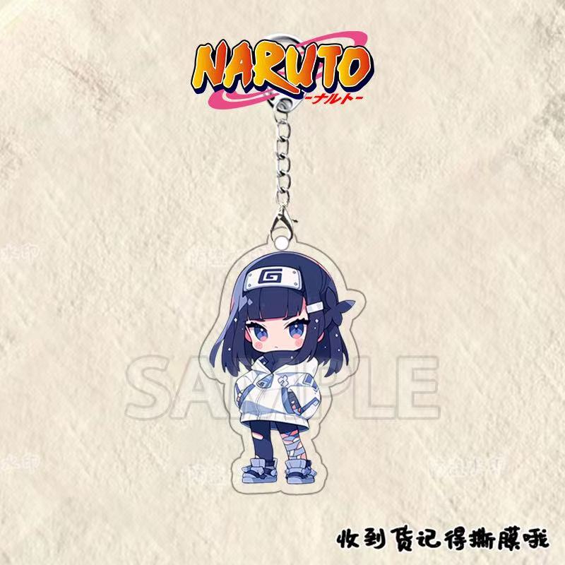 Anime Naruto Akrilik anahtarlık aksesuarları Uzumaki Naruto Çizgi Film Anahtarlık