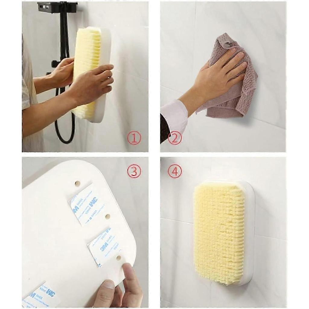 Exfoliating Back Brush for Hands-free Shower Use