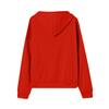 Sweat-shirts à capuche colorés à manches longues pour femmes, style décontracté.