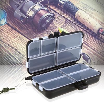 Fishing Box Fly Fishing Box Tackle Spinner Bait Minnow Popper 9 Compartments Fishing Accessories