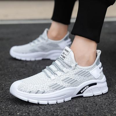 Running Shoes Men's Fashionable Spring and Summer New Mesh Breathable Casual Shoes Stylish and Lightweight Sneaker
