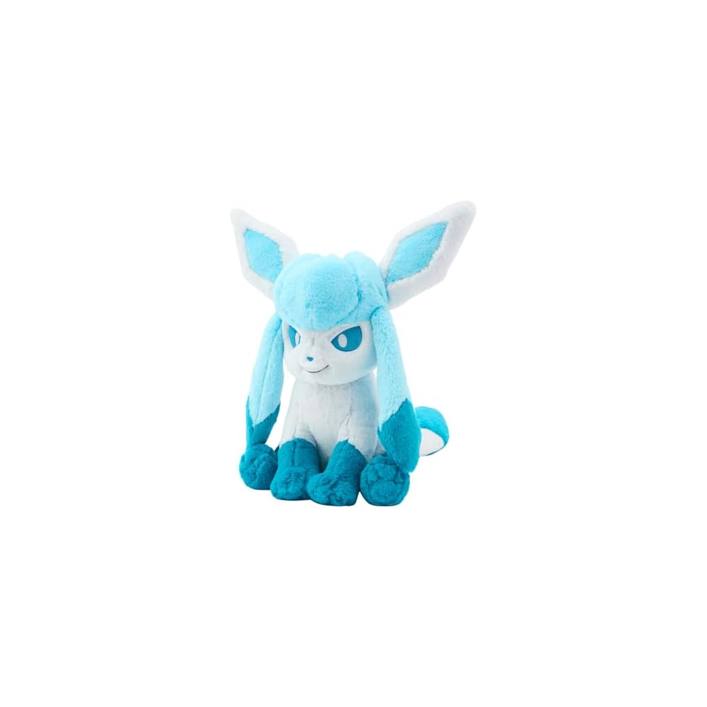 Pokemon Center Original Fluffy Plush Toy Glaceon 30cm