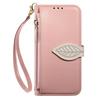 Wallet Flip Case for Infinix Note 50 30 Pro 30i 12 2023 with Card Slots,Leaf Design Cover, Detachable Wrist Strap