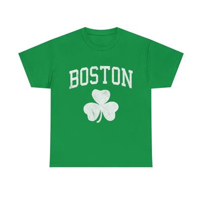 Camiseta Gráfica Trébol Irlandés de Boston