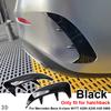 For Mercedes Benz A Class W177 A200 A220 A35 AMG Hatchback 2018-2023 Rear Bumper Trim Lip Spoiler Stickers Fender Glossy Black