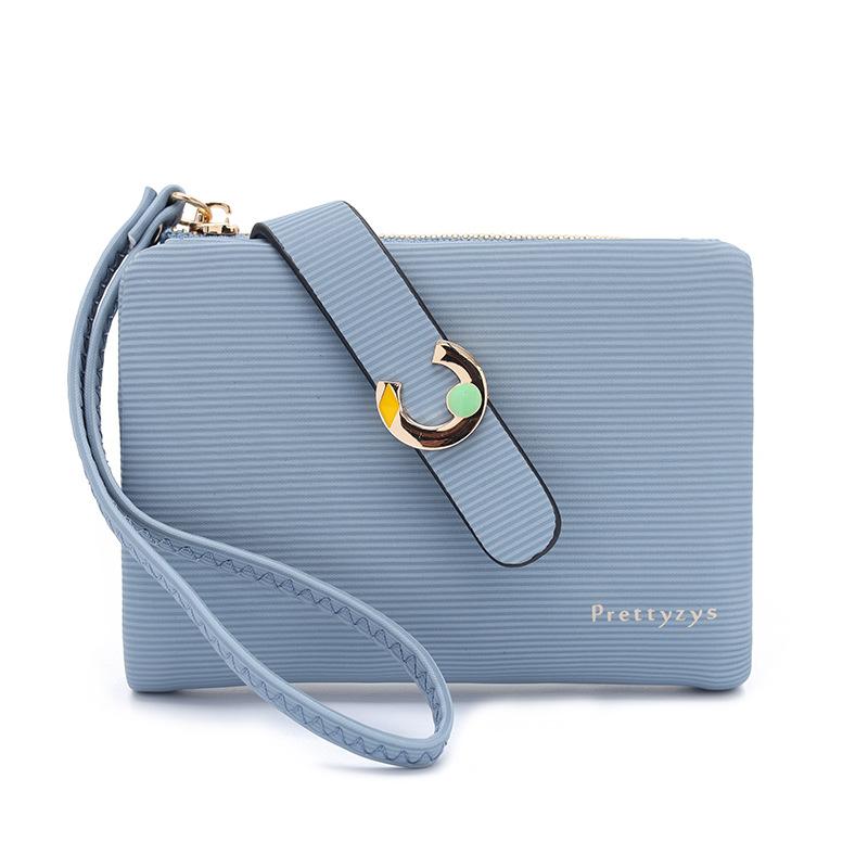 

Кошелек женский короткий складной Multi Card женский кошелек Coin Zero синий