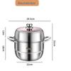 Sanbide 2-Layer Stainless Steel Steamer Pot