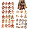 Man Gingerbread 61112pcs Christmas Tree Decoration Pendant Xmas New Gift Year
