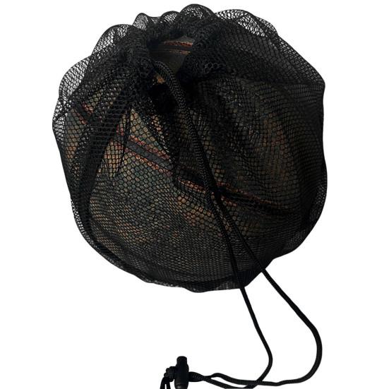 Ball Storage Bag Mesh Carry Bag Large Capacity Wear-Resistant Drawstring Sling Basketball Volleyball Carrying Bag