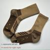 Men's and Women's Hiking Socks Mernu Wool Outdoor Warm-Keeping Socks Long Tube Terry Thickened Hiking Climbing Socks Wicking