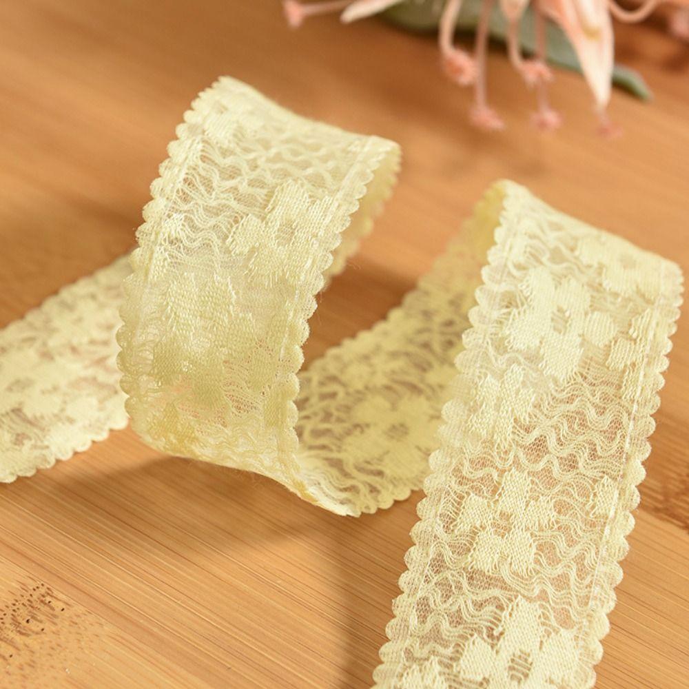 

Vintage Floral Ribbon Gift Box Packaging Embellished Ribbon Handicrafts Lace Ribbon Gift Wrapping синий