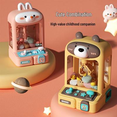 Bezauberndes Häschen & Bär Mini Greifautomat Spielzeug mit Ton & Licht - Perfektes pädagogisches Geburtstagsgeschenk
