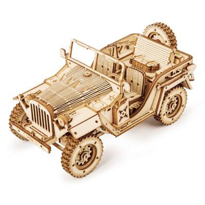 Robotime DIY Armee Feldwagen 3D Puzzle Bausatz 1:18 Maßstab