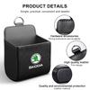 Car Interior Storage Bag Air Outlet Debris Bag Hanging Organizer Box for Skoda SCALA Superb Octavia 2 3 A4 A5 Fabia Kamiq Kapoq Kodiaq Rapid