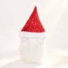 Fake Beard Plush Xmas Cap Long Plush Festive Party Cap Christmas Santa Hat  Stage Performance
