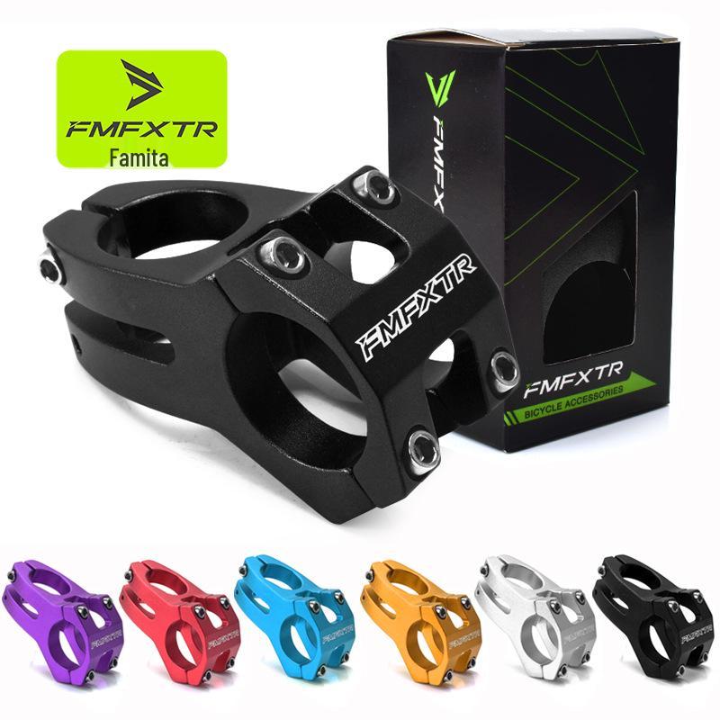 Short Cycling Mountain Bike Stem Handlebar Accessory, 31.8mm Hollow Design