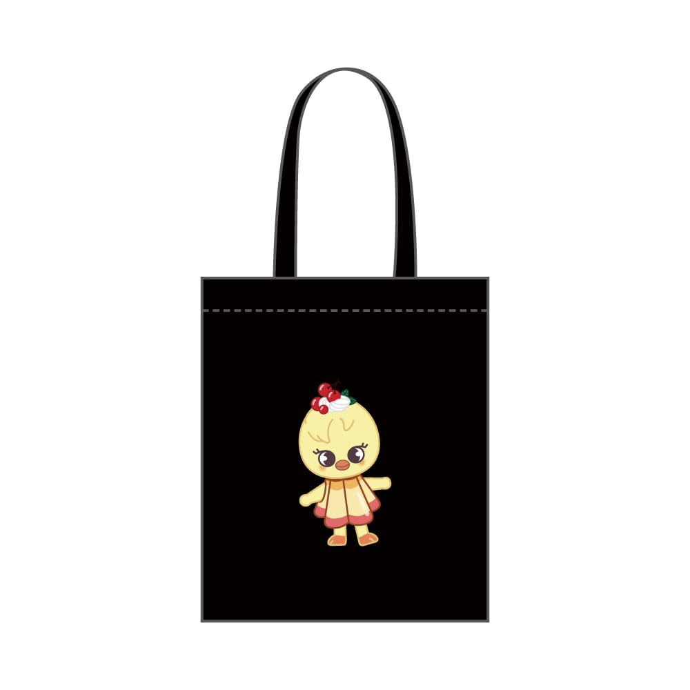 Stray Kids Canvas ECOBAG Canvas Eco Bag_ebl_skz_02 (BLACK_FELIX)