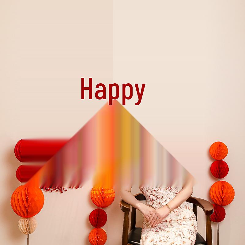 Double Happiness Wedding Room & Gate Sticker Set