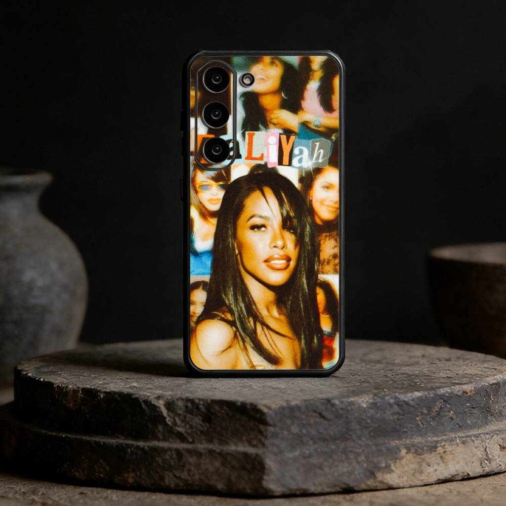 Singer A-AaliyahS hip pop Phone Case For Samsung Galaxy A20,21s,22,31,32,52,53,72,73,80,91 Soft Black Shell
