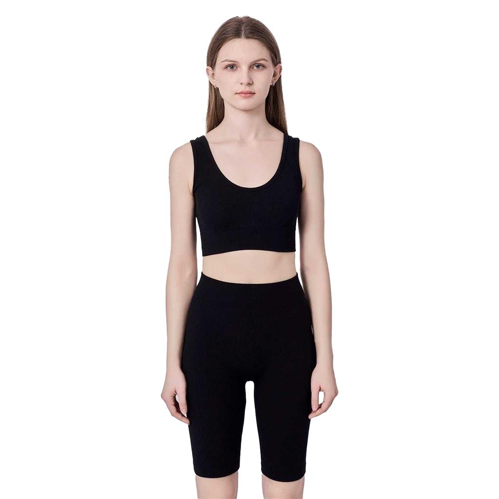 Miso Womens/Ladies Ribbed Premium Cotton Slim Crop Top