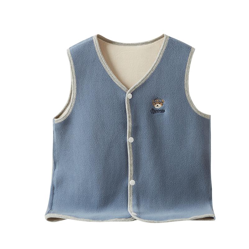 Hengyuanxiang Kids  Fleece-Lined Thermal Vest Size 160 (H:145-155cm, W:75-90 Catties)