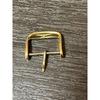 Used LONGINES Watch Buckle Gold Color Logo Engraved 016mm