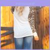 Plus Size Womens Long Sleeve Leopard T Shirts With Loose Casual Fit And Stylish Design