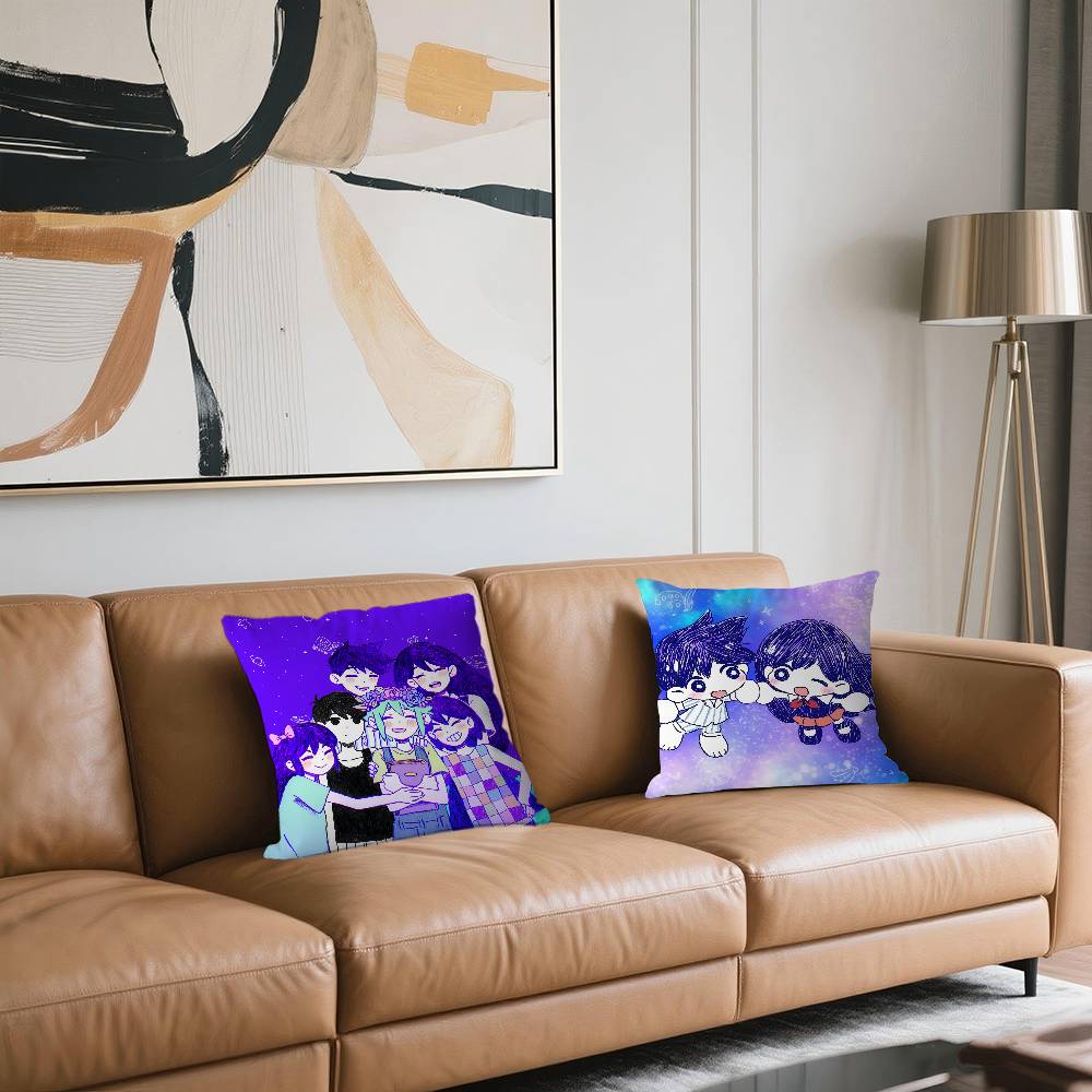 Horror Video Game O-Omori Personalized Pillow Cover Kids Bedroom Wild Party Decor Pillowcase Kid Birthday Shower Gift