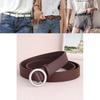 Stylish Womens No-hole Decorative Jeans Belt In Black Versatile Fashion Accessory