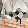 Artificial Tree Branch Plastic Greenery Pick for Xmas Tree Garland Home Garden Decor